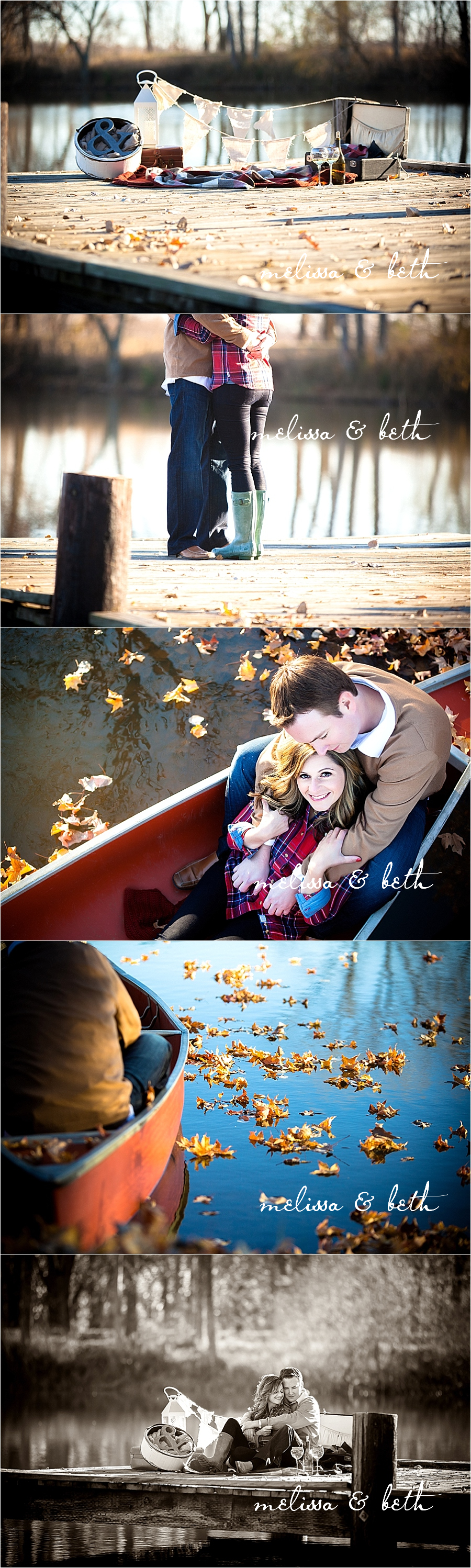 Canoe Engagement Photography