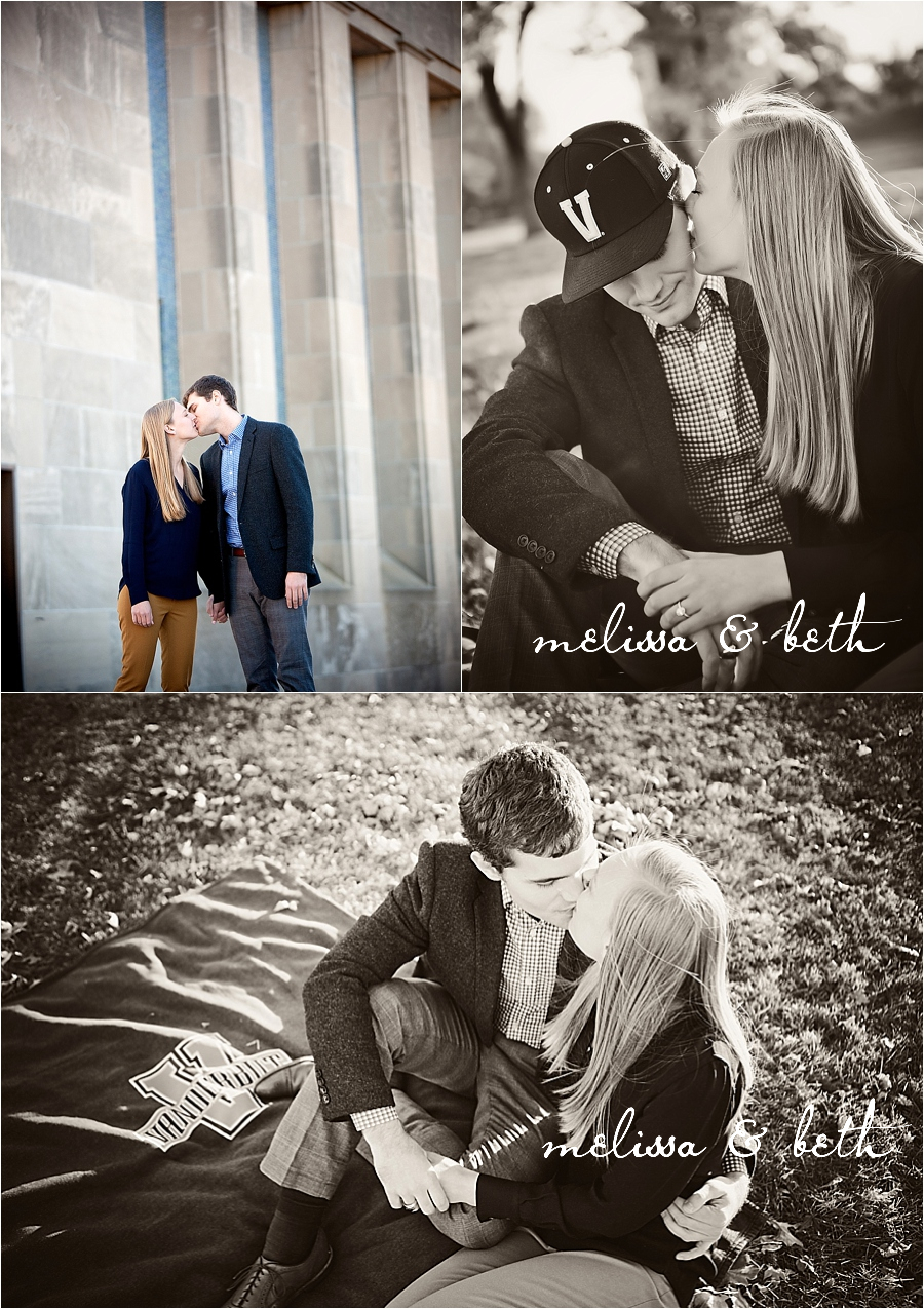 Nashville Vanderbilt Engagement Photographers